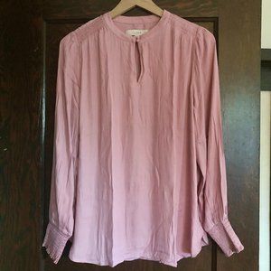 Ann Taylor Loft L Pink Blouse - New with Tags!